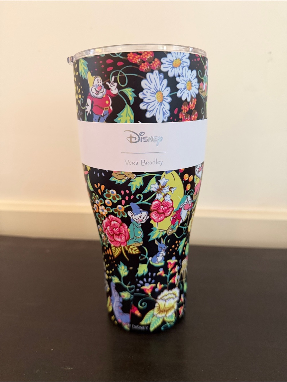 New Vera Bradley Disney Stainless Steel Large Tumbler 32 oz Classic on The Green